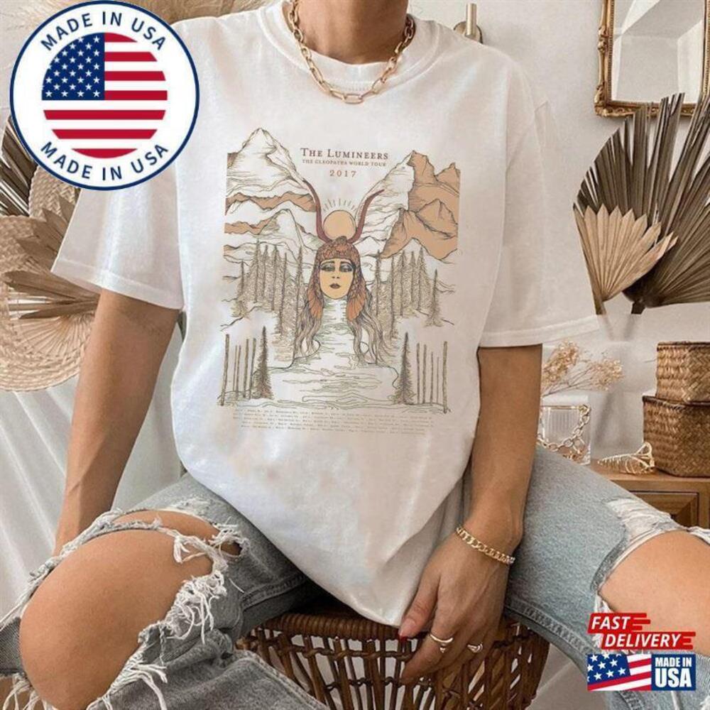 The Lumineers Cleopatra Shirt Poster  Tour  Unisex Tee